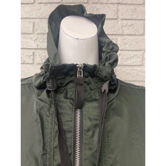 BB Dakota Green Windbreaker Anorak Hoodie Size XL - Picture 5 of 14